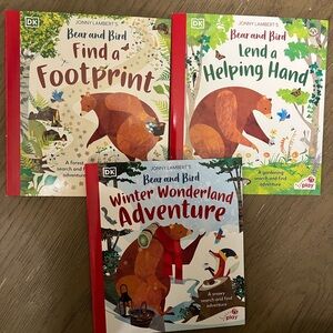 Jonny Lambert's Bear and Bird Adventure Book Set - Red